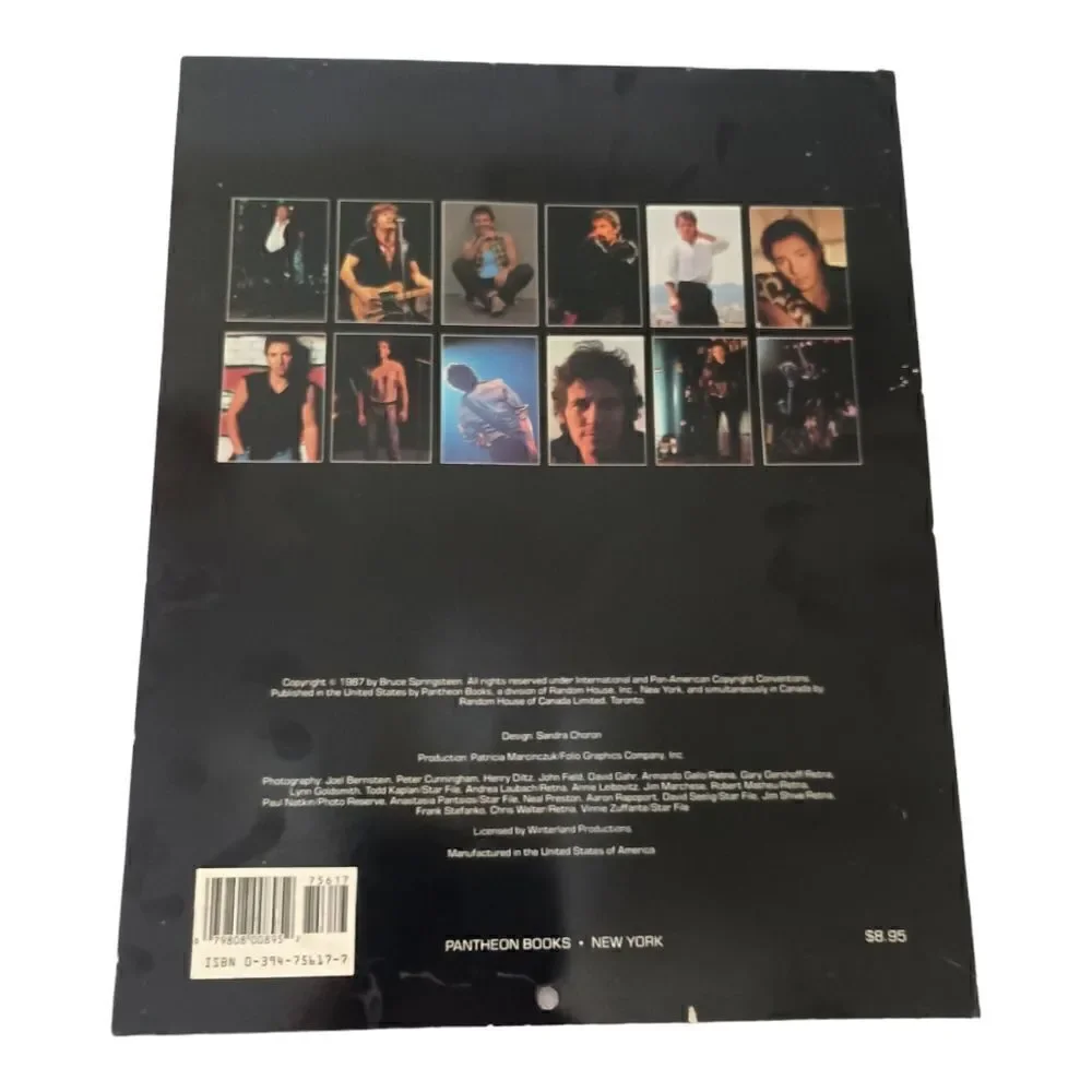 Bruce Springsteen 1988 Official Calendar Vintage Wall Decor Large Paper Photos. - Picture 14 of 16